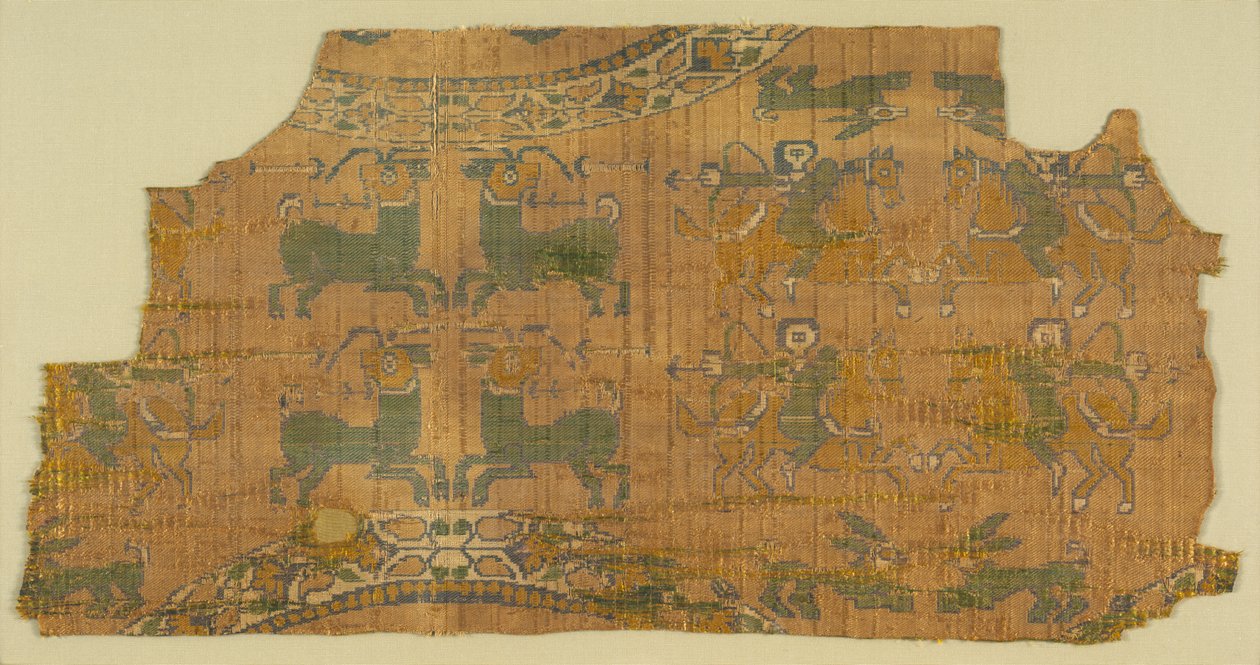 Samitský fragment s lovci od Unknown artist