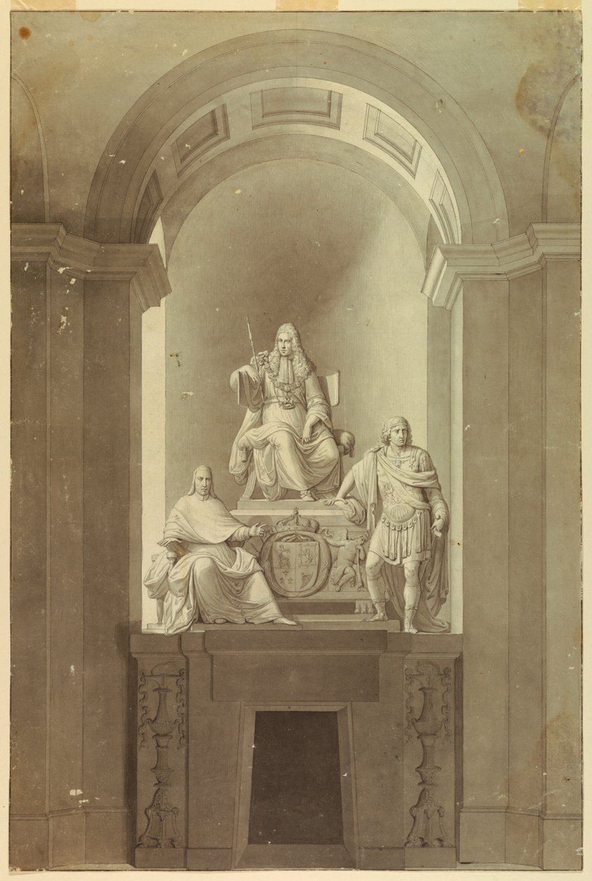 Sepulkrální památník posledních tří Stuartovců od Unknown artist