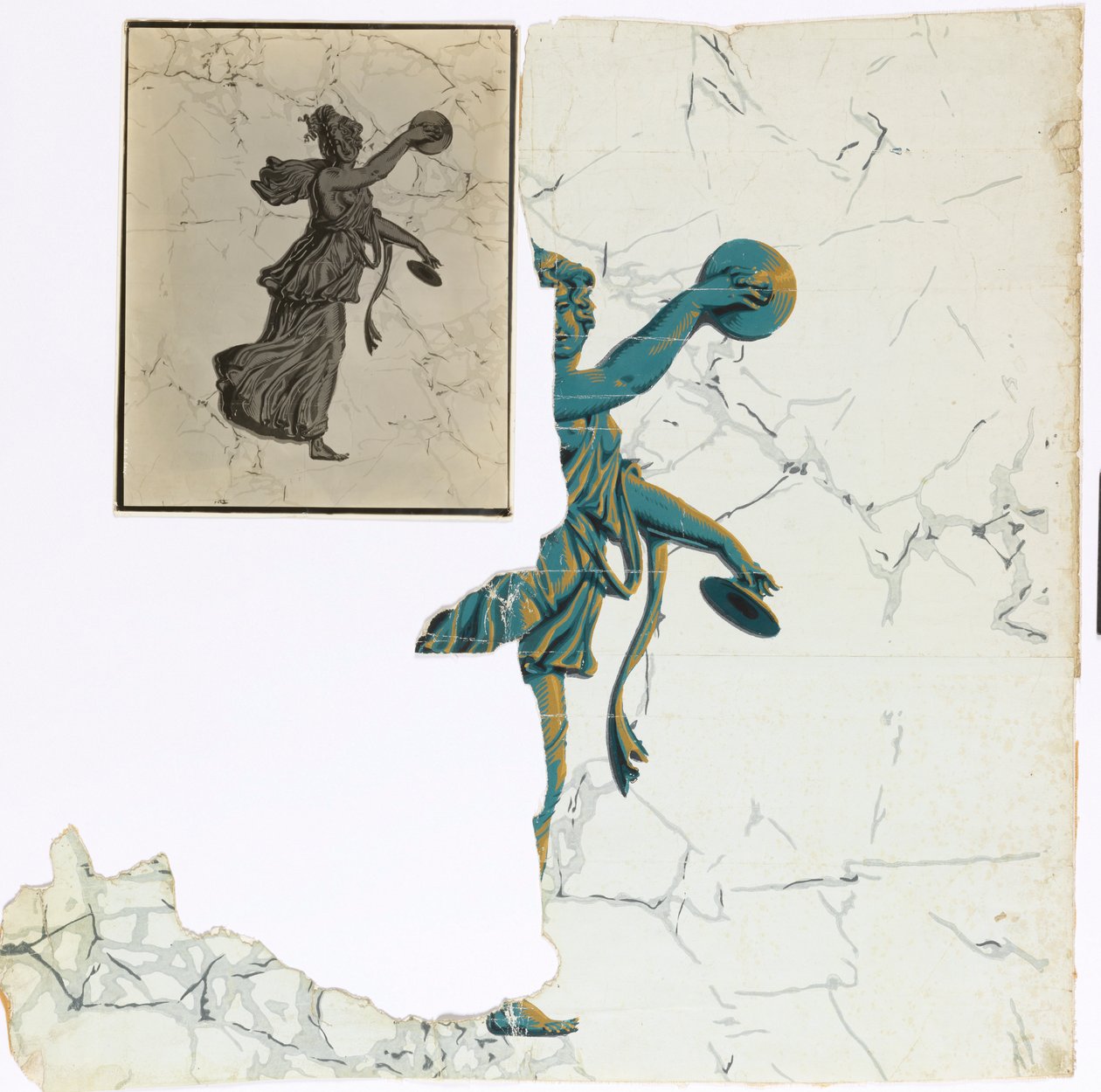 Boční stěna - fragment od Unknown artist
