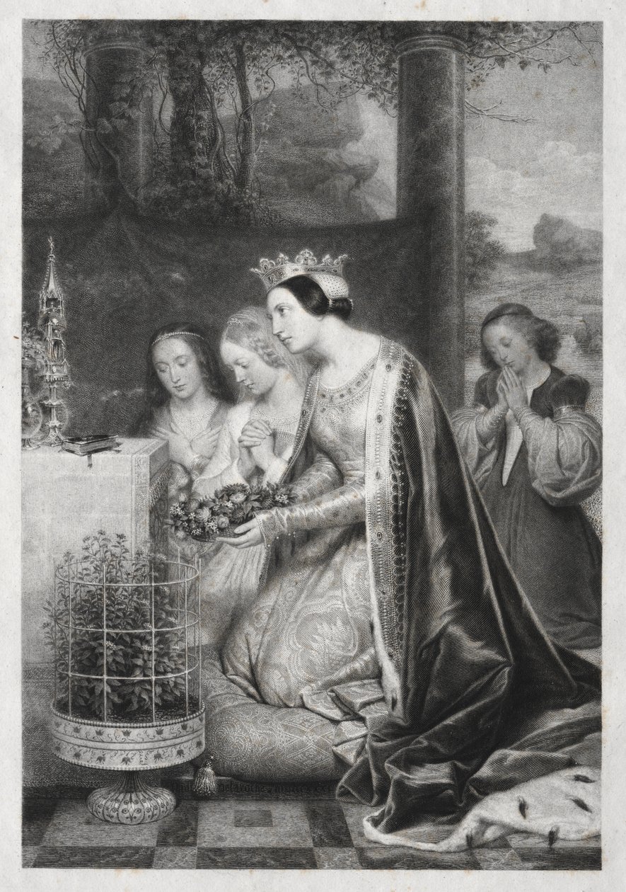 Svatá Amélie, královna uherská od Unknown artist