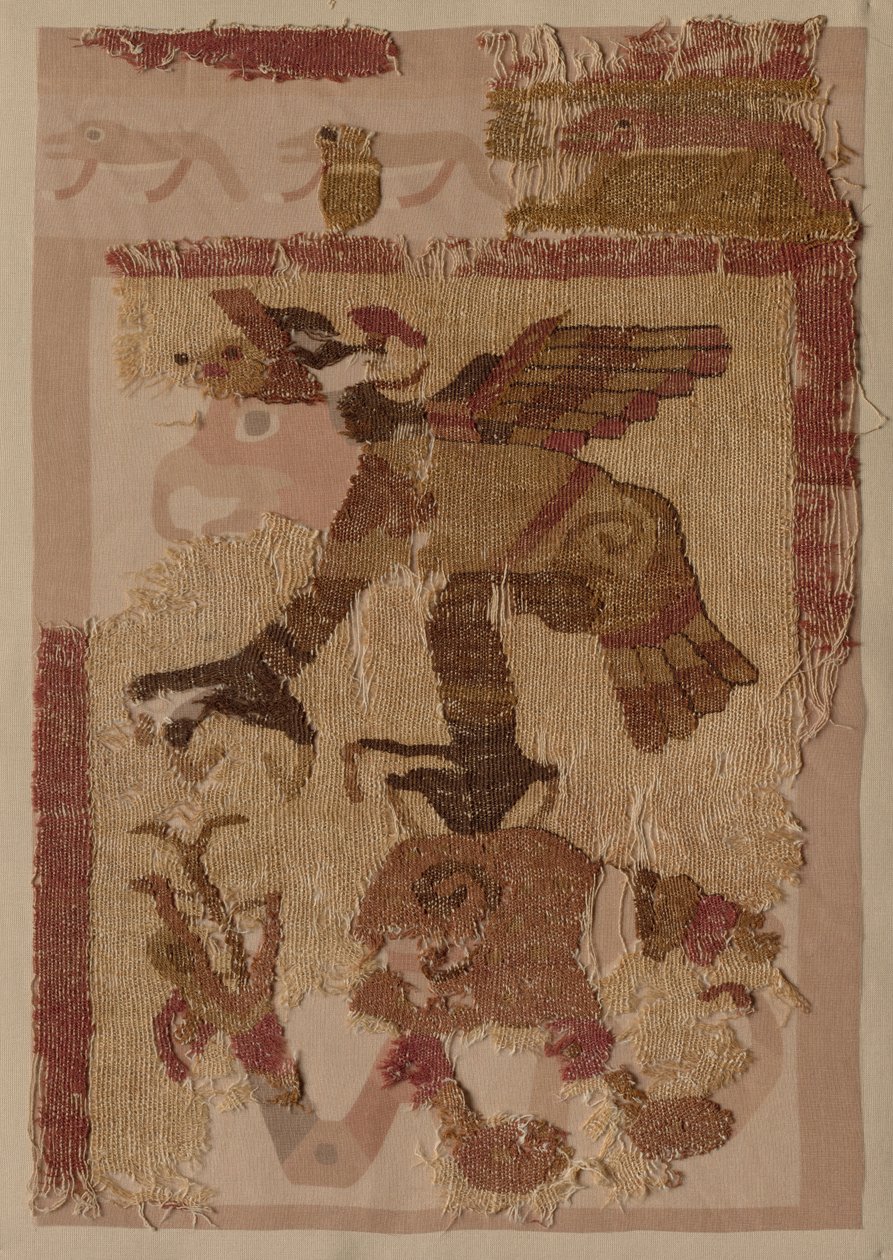 Textilní Fragment od Unknown artist