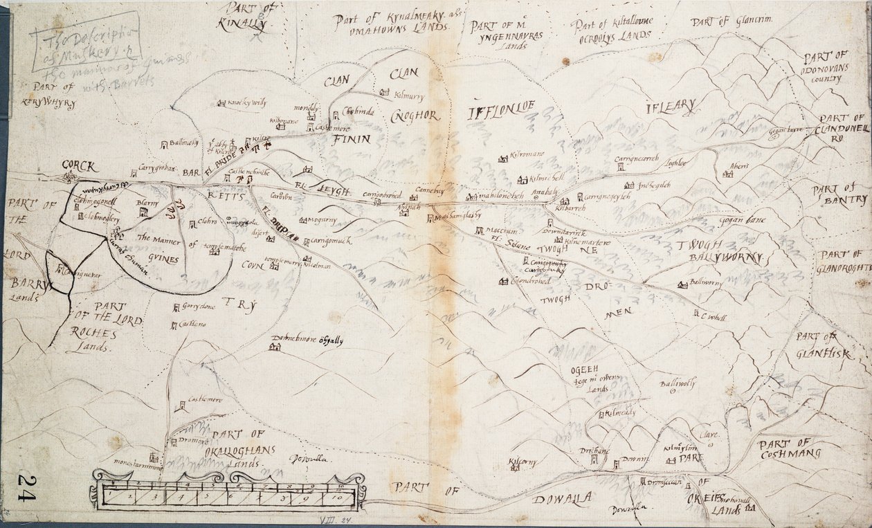 Popis Muskery, asi 1590 (papír, plátno) od Unknown artist