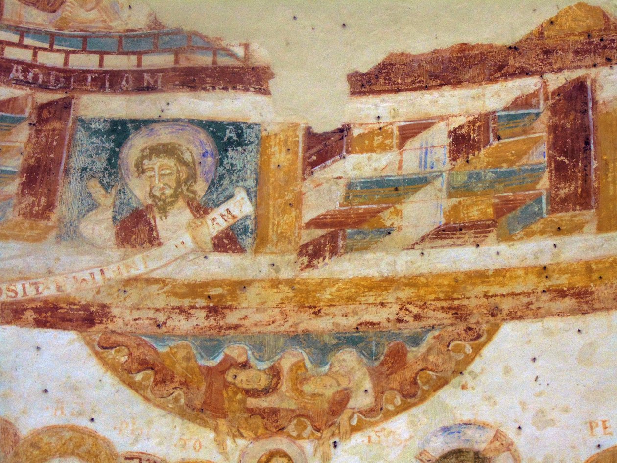Horní Frieze, kaple Saint-Jean du Liget, Touraine od Unknown artist