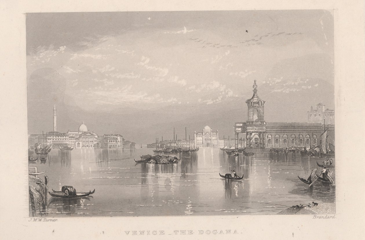 Benátky - Dogana od Unknown artist