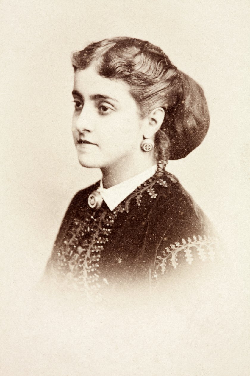 Portrét Adeliny Patti od Unknown photographer