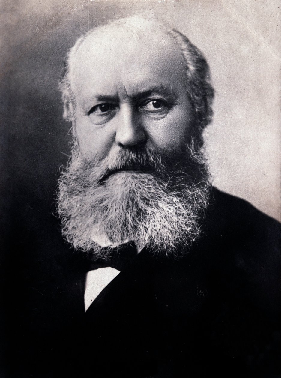 Portrét Charlese Gounoda (černobílá fotografie) od Unknown photographer