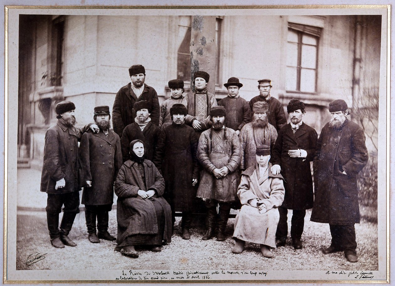 Rusové ze Smolenska, pojednání proti vzteklině od Unknown photographer