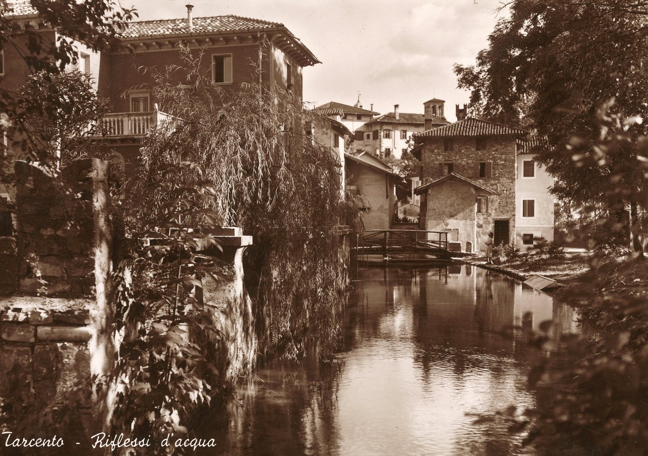 Tarcento, úvahy o vodě, pohlednice od Unknown photographer