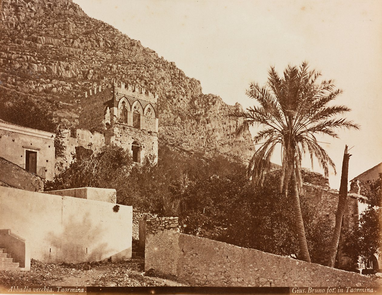 Pohled na Badia Vecchia, Taormina od Unknown photographer