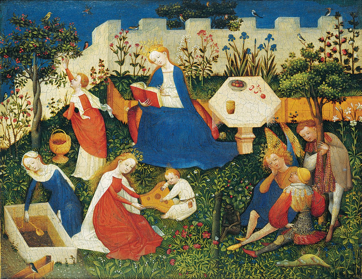 Malá rajská zahrada od Upper Rhenish Master
