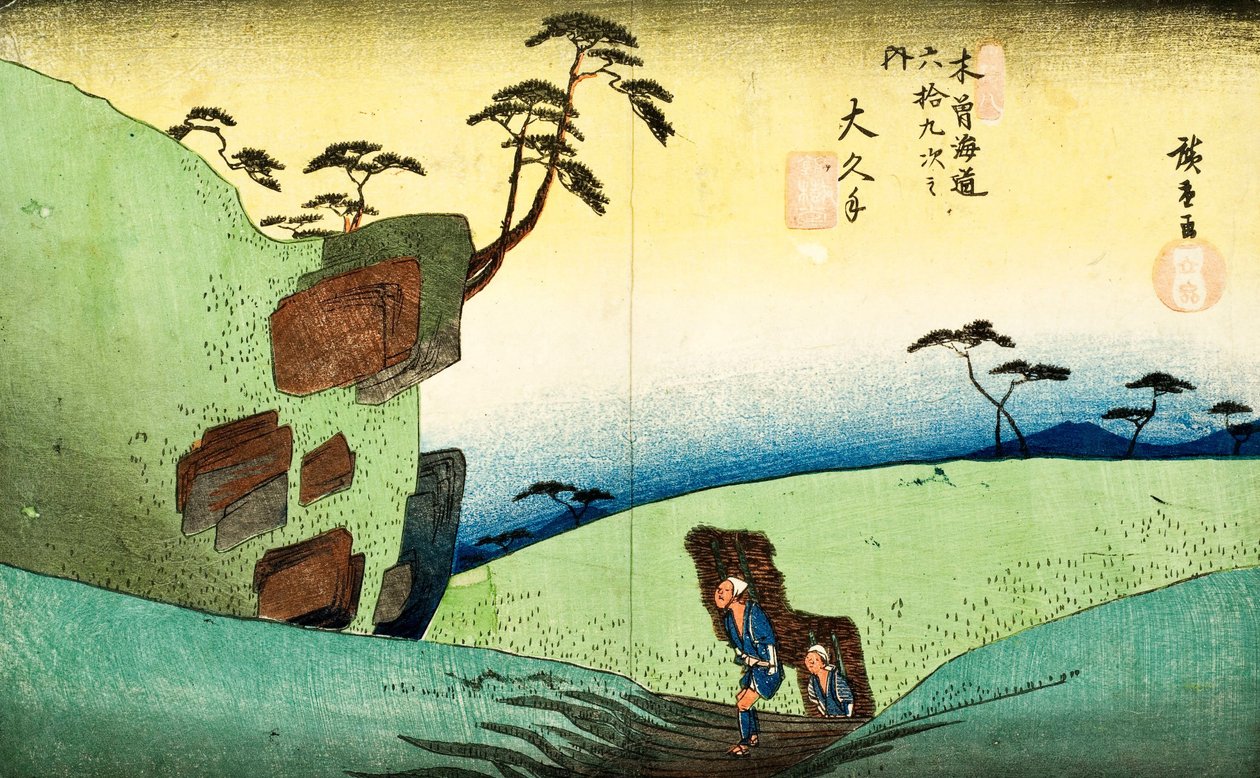 Dřevoryt od Utagawa Hiroshige