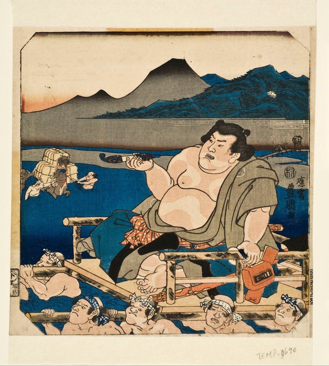 Dřevoryt od Utagawa Kunisada