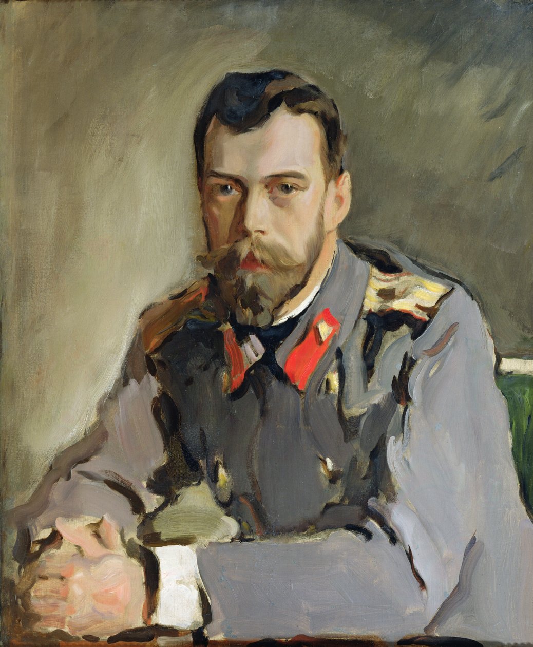 Portrét Mikuláše II., 1900 od Valentin Aleksandrovich Serov