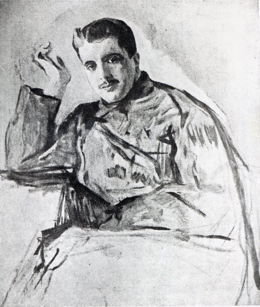 Serge Diaghilev, 1904 od Valentin Aleksandrovich Serov