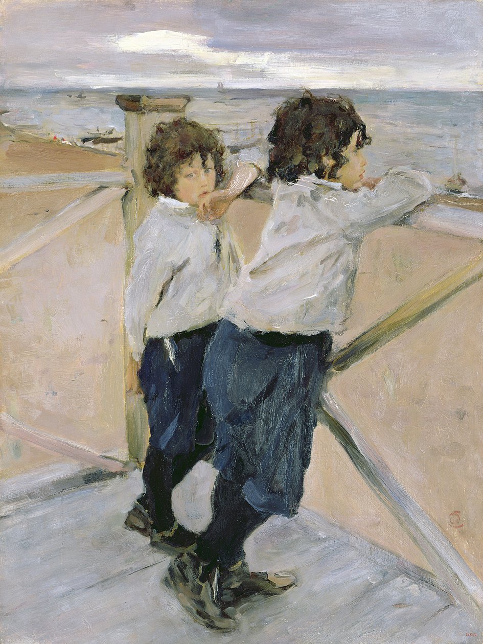 Dva chlapci, 1899 od Valentin Aleksandrovich Serov