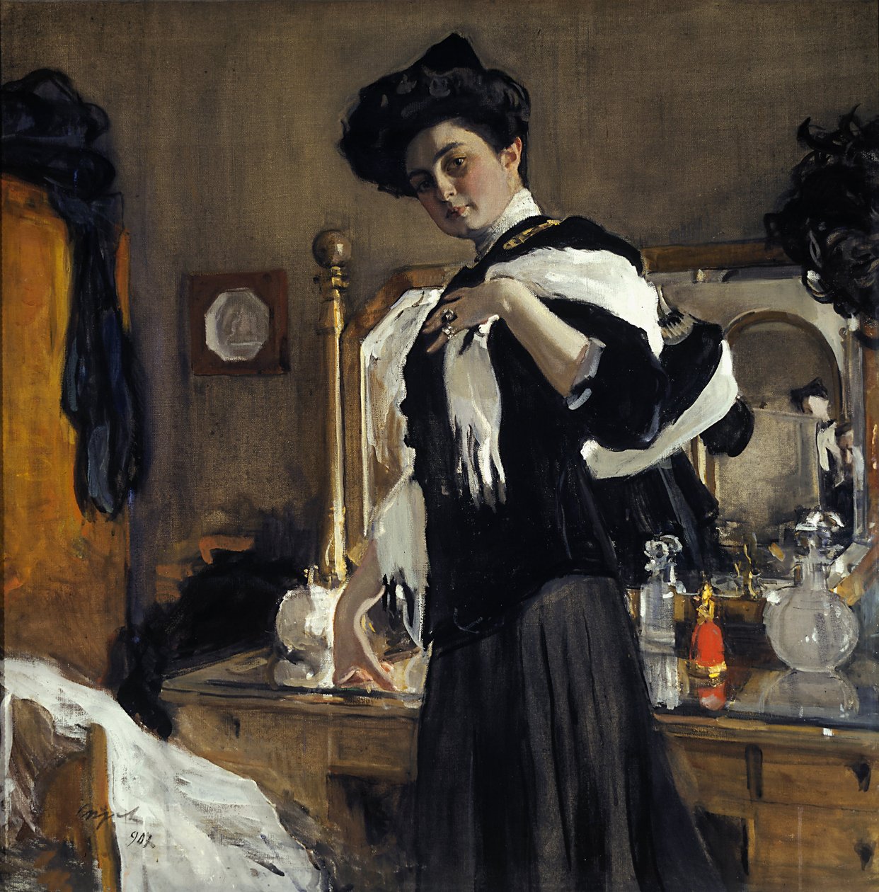 Portrét G.L. Girshmana od Valentin Aleksandrovich Serov