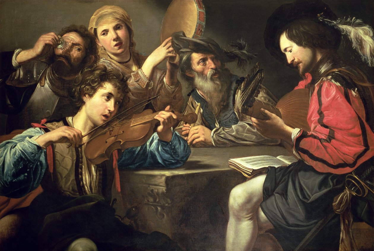 Hudební setkání od Valentin de Boulogne