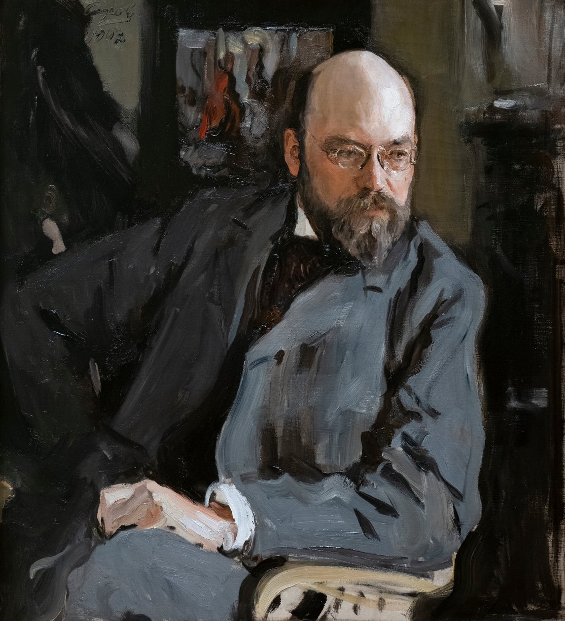 Portrét Ilji Ostroukhova od Valentin Aleksandrovich Serov