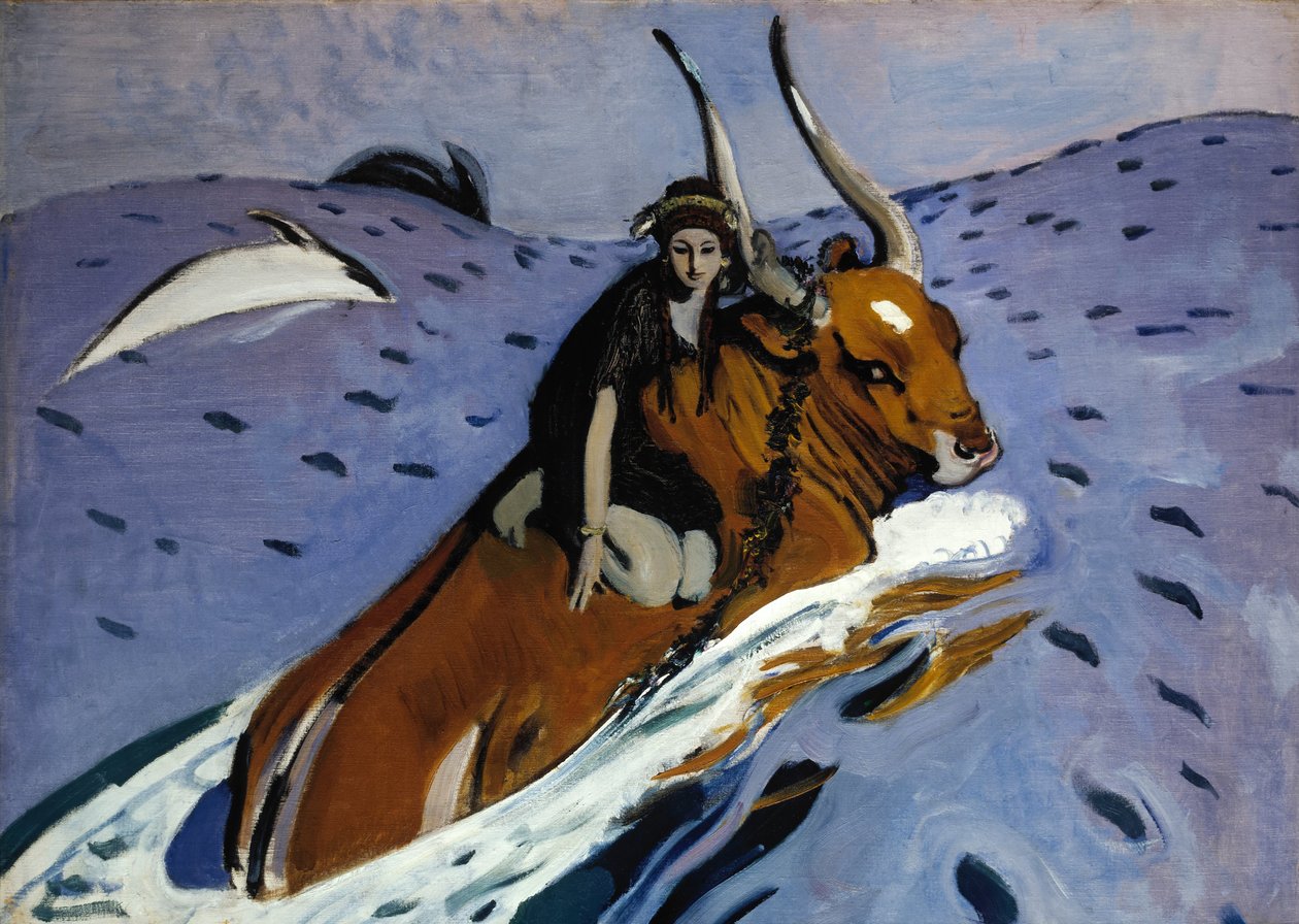 Znásilnění Evropy, 1910 od Valentin Aleksandrovich Serov