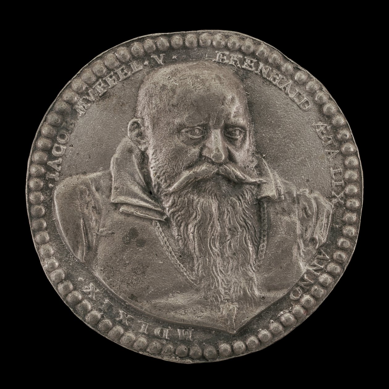 Jakob Muffel, 1509-1569, norimberský patricij, 1569. od Valentin Maler