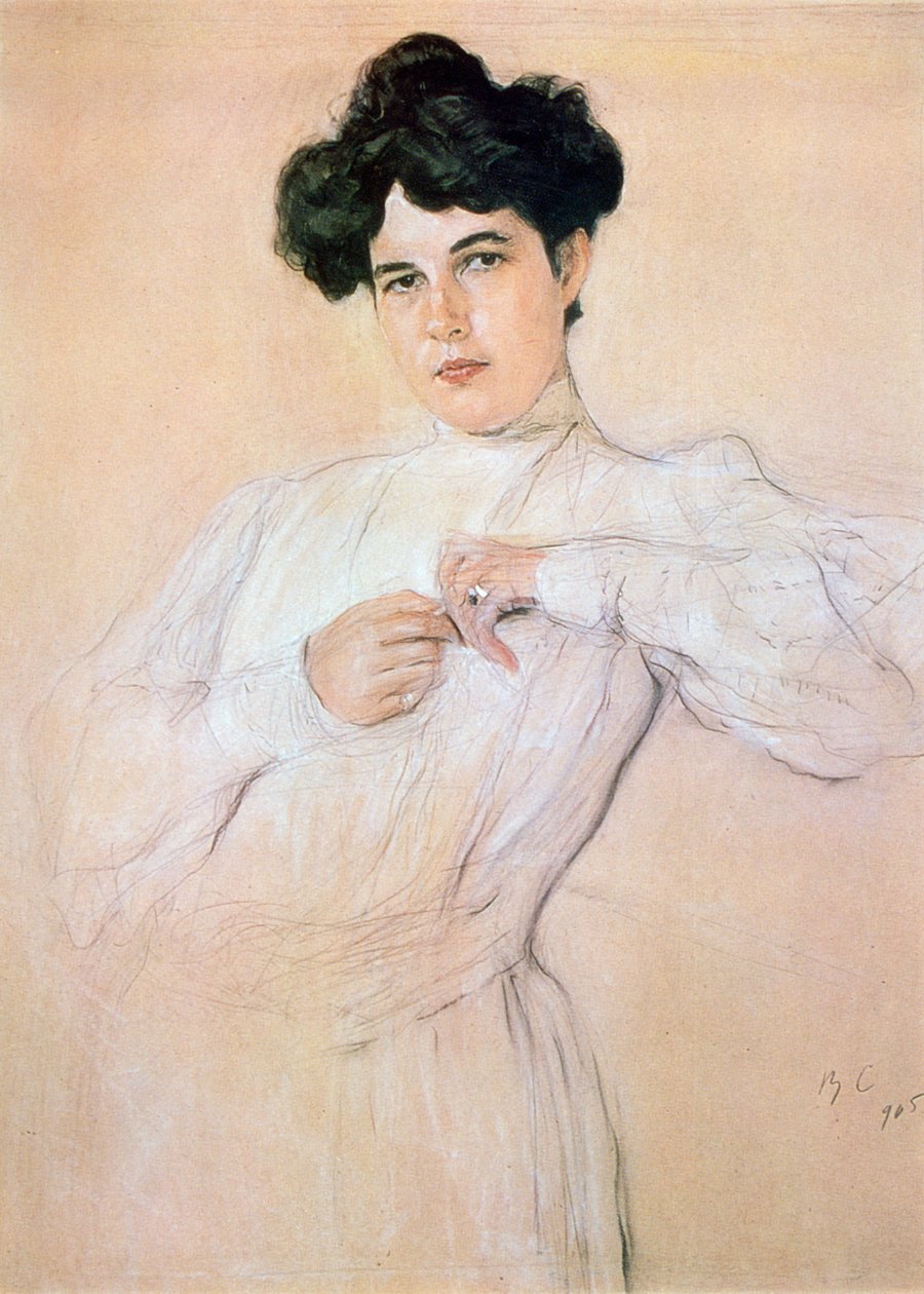 „Portrét Marie Botkiny“, 1905 od Valentin Serov