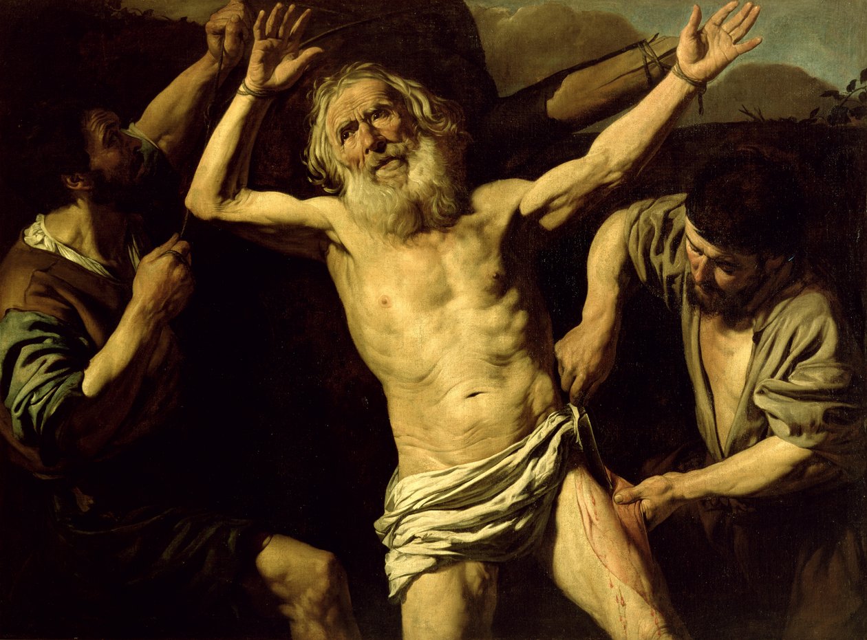 Umučení svatého Bartoloměje od Valentin de Boulogne