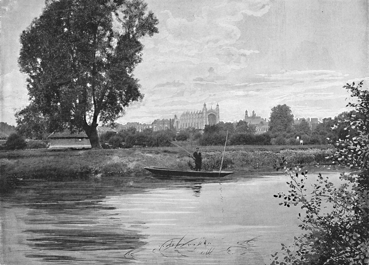 Eton: The College Chapel, c1896 od Valentine and Sons Ltd
