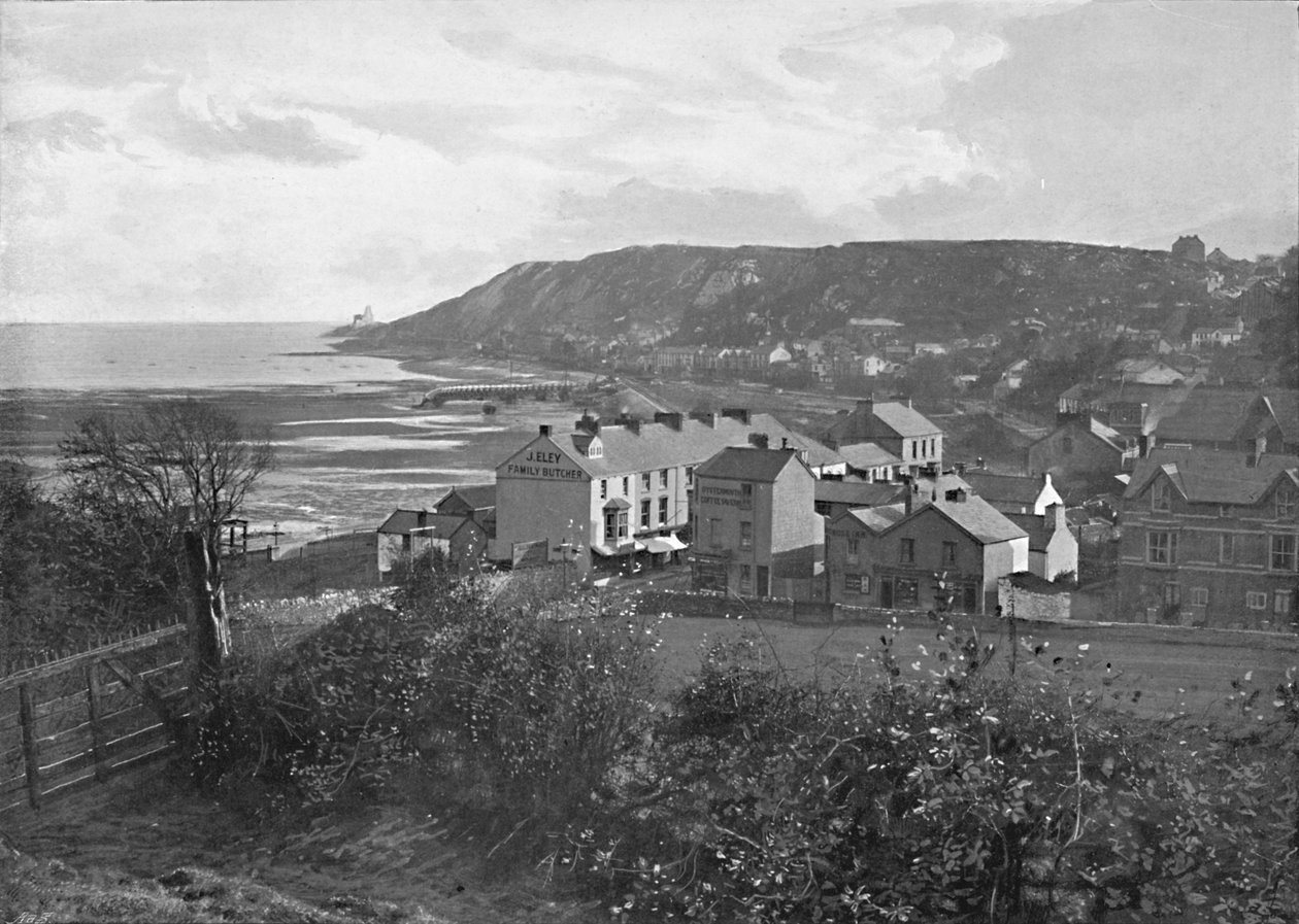 The Mumbles, c1896 od Valentine and Sons Ltd