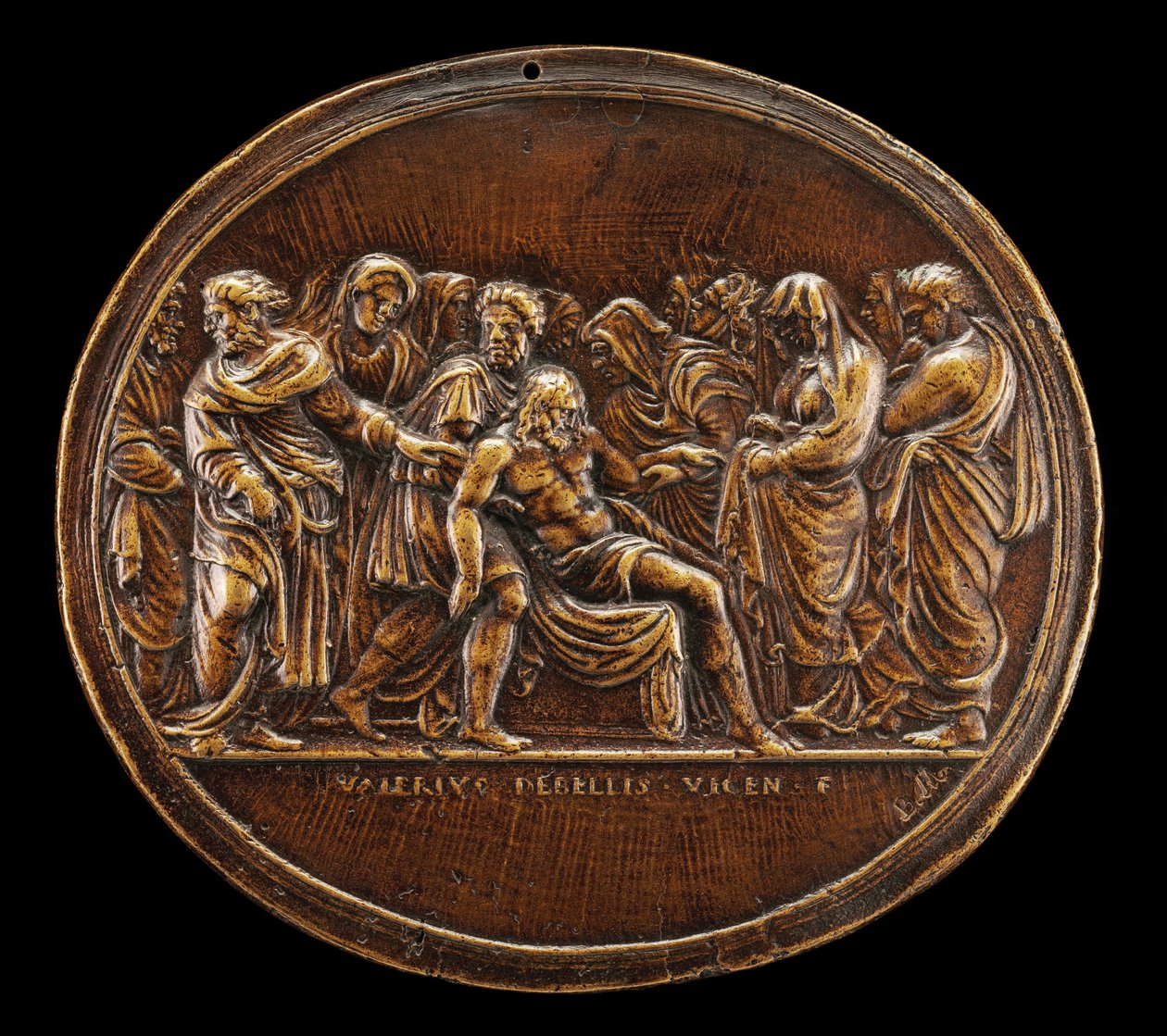 The Entombment, 1525 nebo později. od Valerio Belli