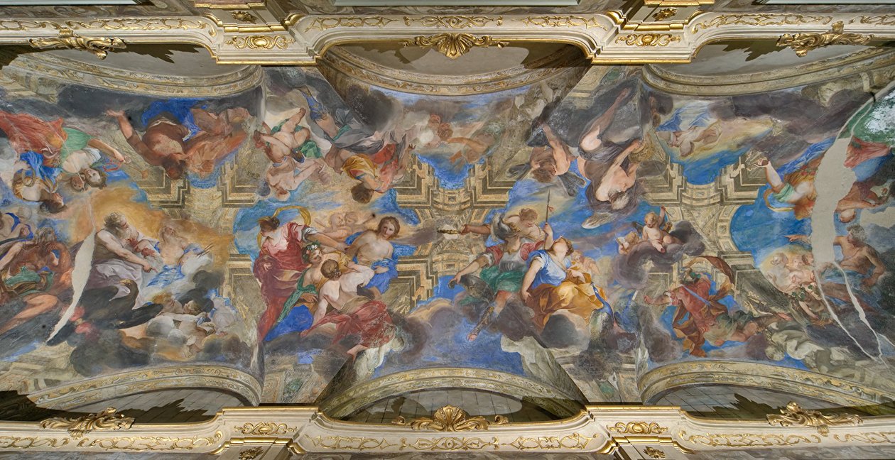Znásilnění Proserpiny (freska) od Valerio Castello