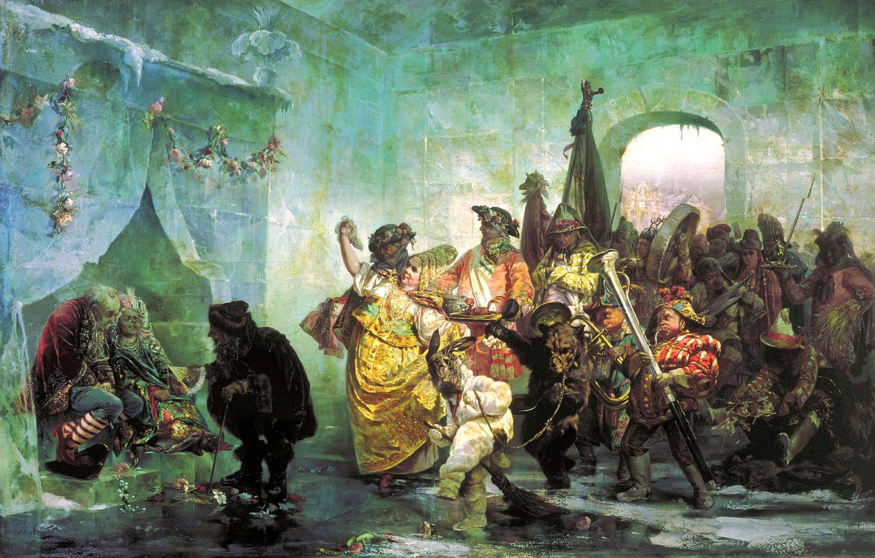 Ledový palác, 1878. od Valery Ivanovich Jacobi