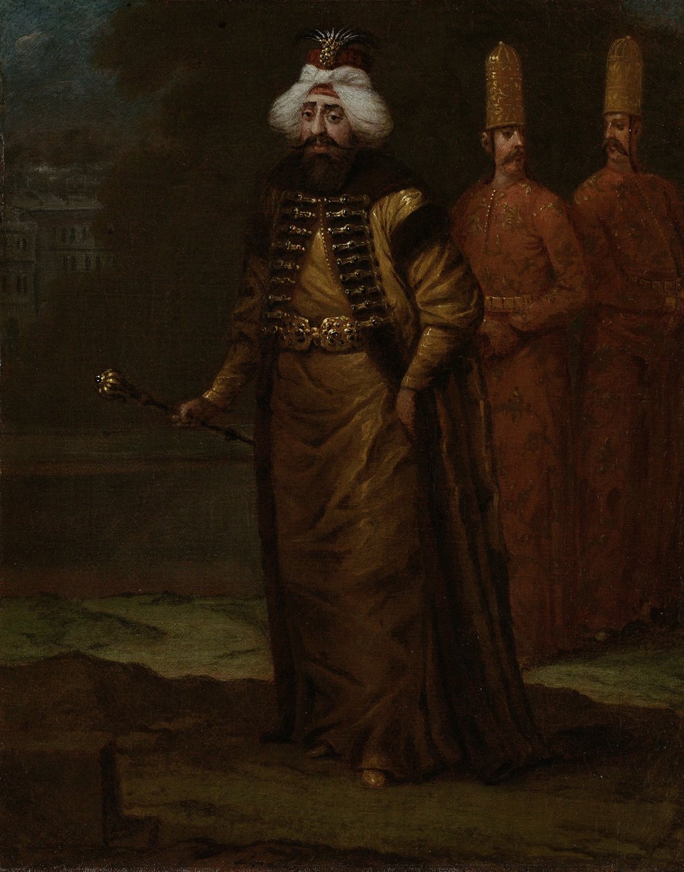 Sultan Ahmed III 1673-1736, c. 1729 od Vanmour
