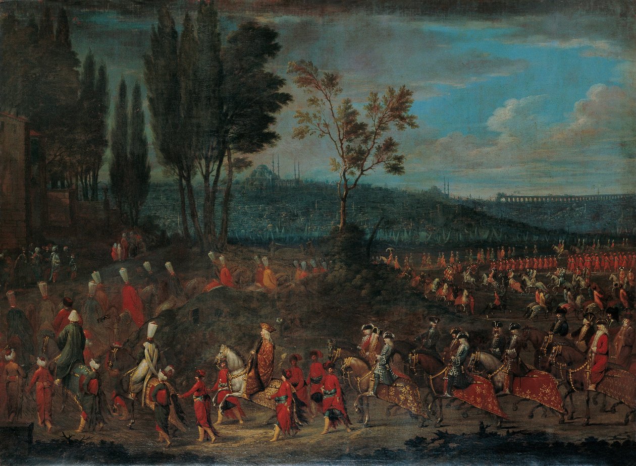 Velvyslanecký průvod, 20. léta 18. století od Vanmour