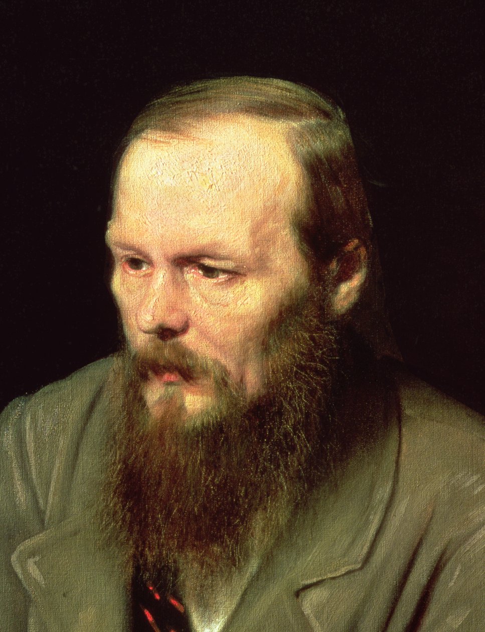 Portrét Fjodora Dostojevského (1821-81) 1872 (detail 67923) od Vasili Grigorevich Perov
