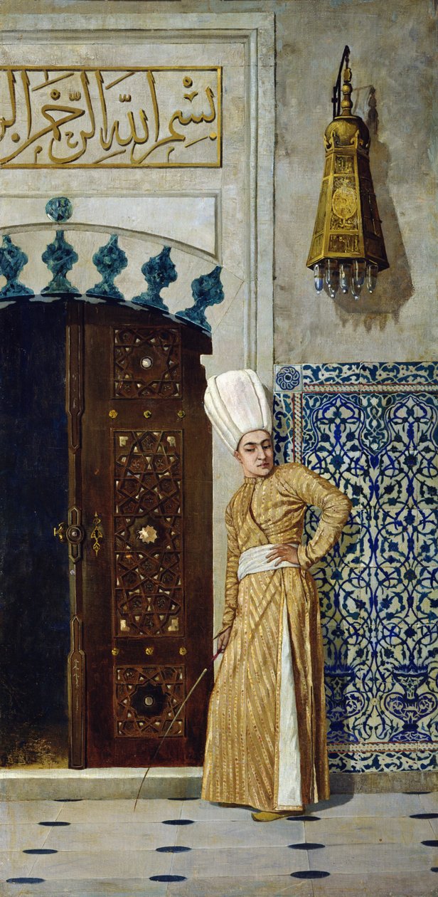 Eunuch před dveřmi harému od Vasili Vasilievich Vereshchagin