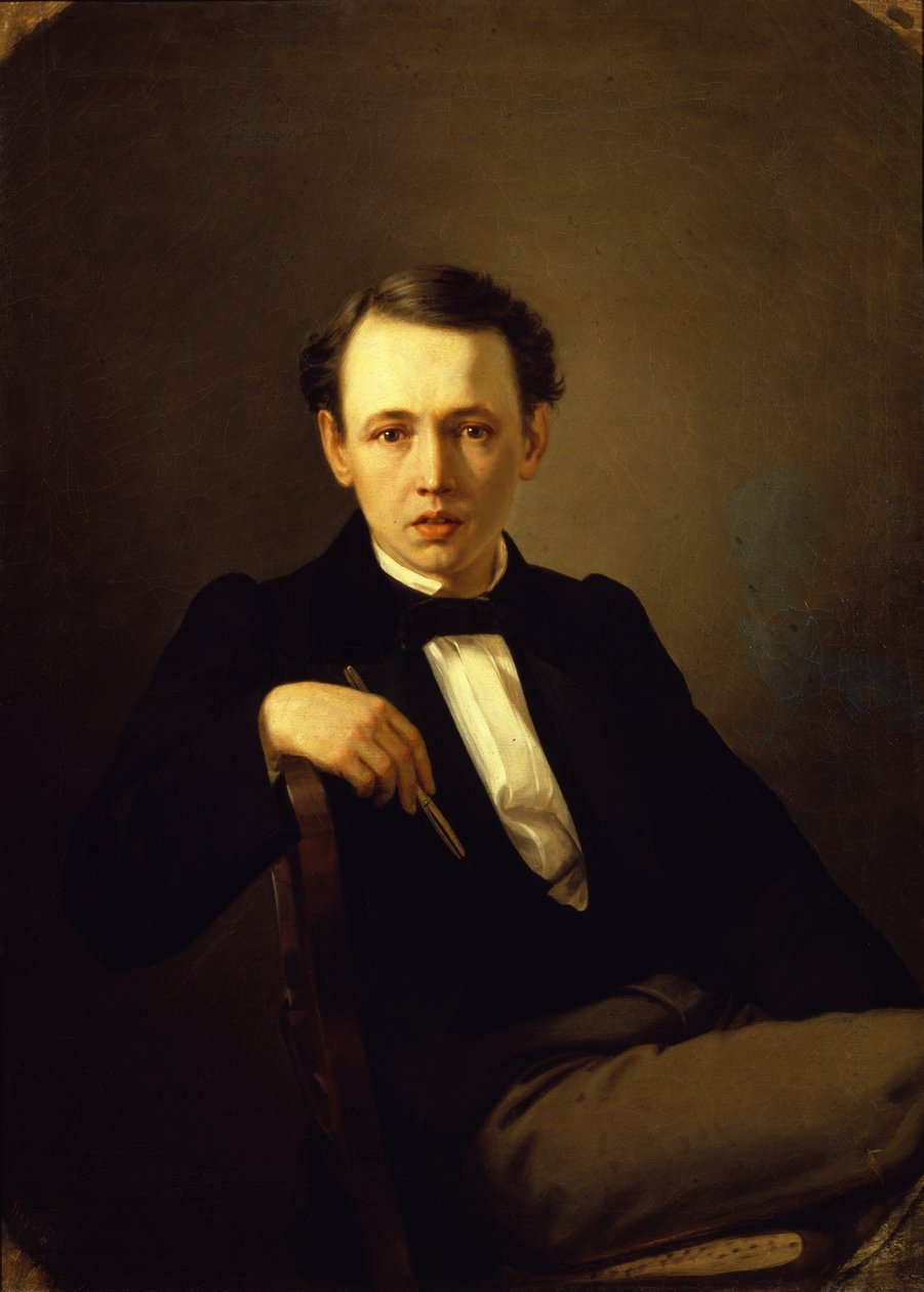 Autoportrét, 1851 od Vasili Grigorevich Perov