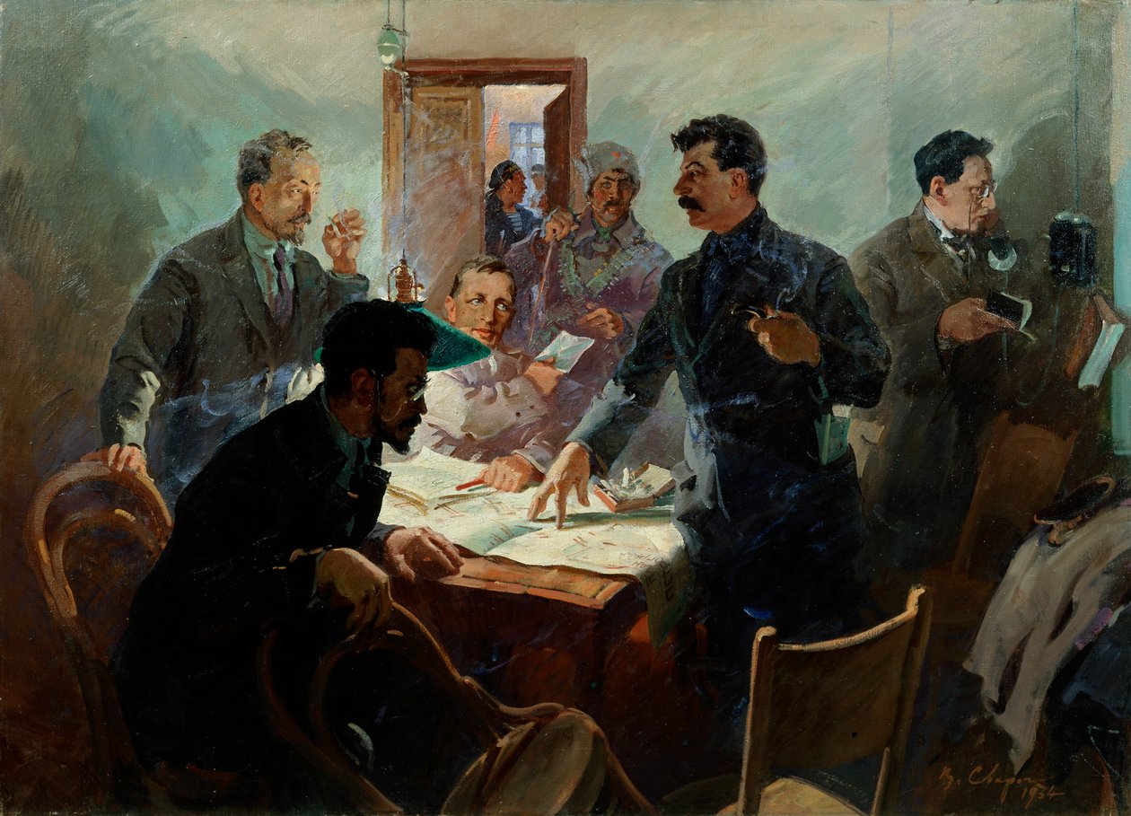„Štáb Říjnové revoluce“, 1934. od Vasili Svarog