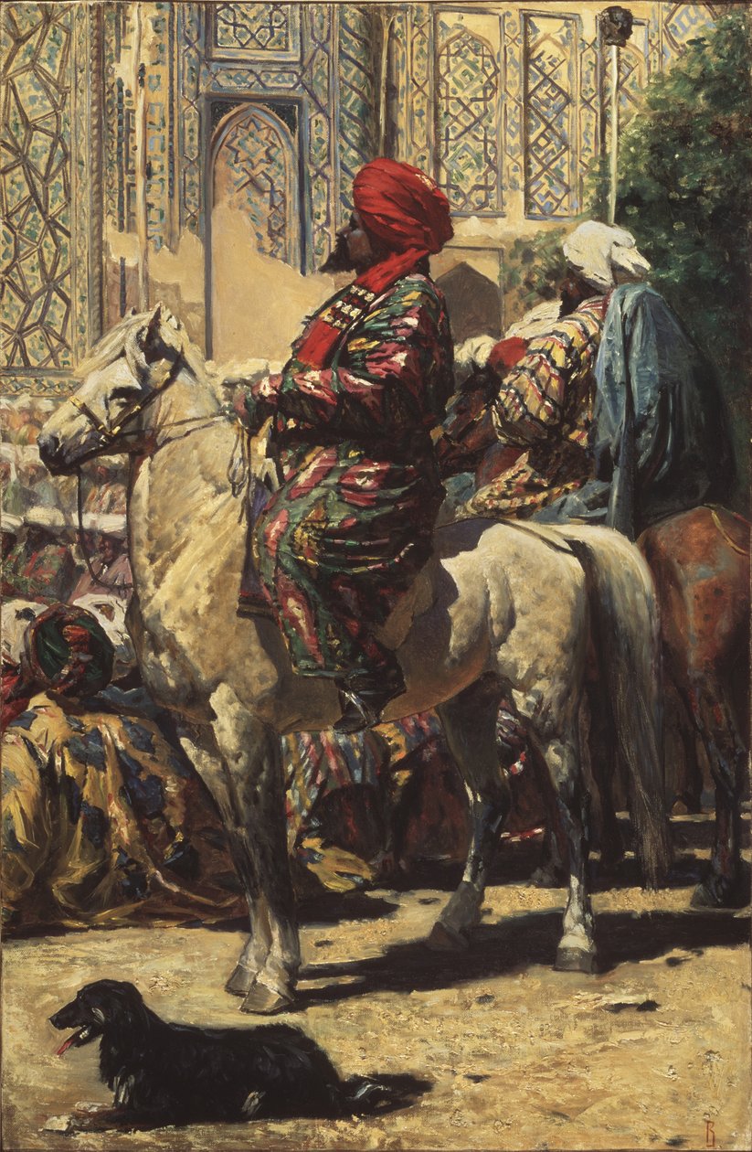Jezdec v Samarkandu, 1872 od Vasili Vasilievich Vereshchagin