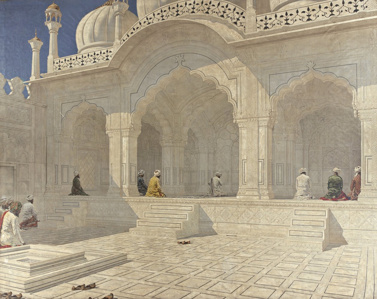 Perlová mešita v Dillí od Vasili Vasilievich Vereshchagin