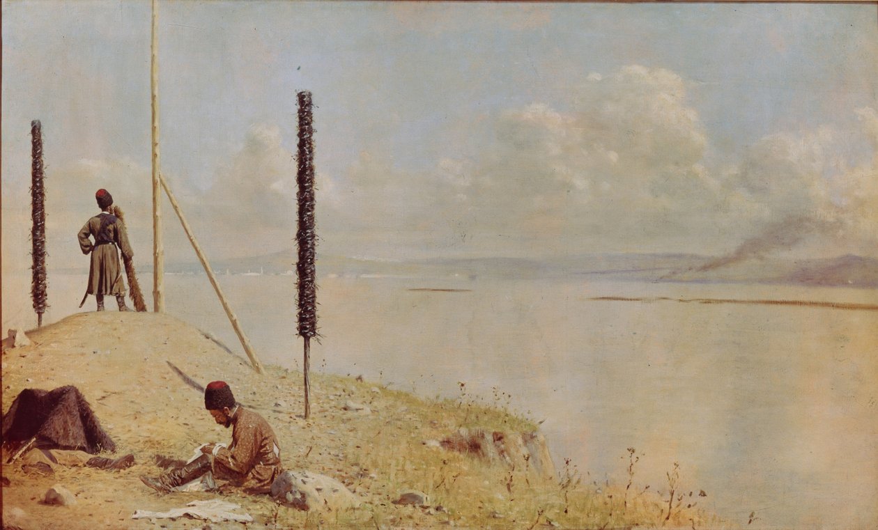 Piket na Dunaji, 1878-1879 od Vasili Vasilievich Vereshchagin