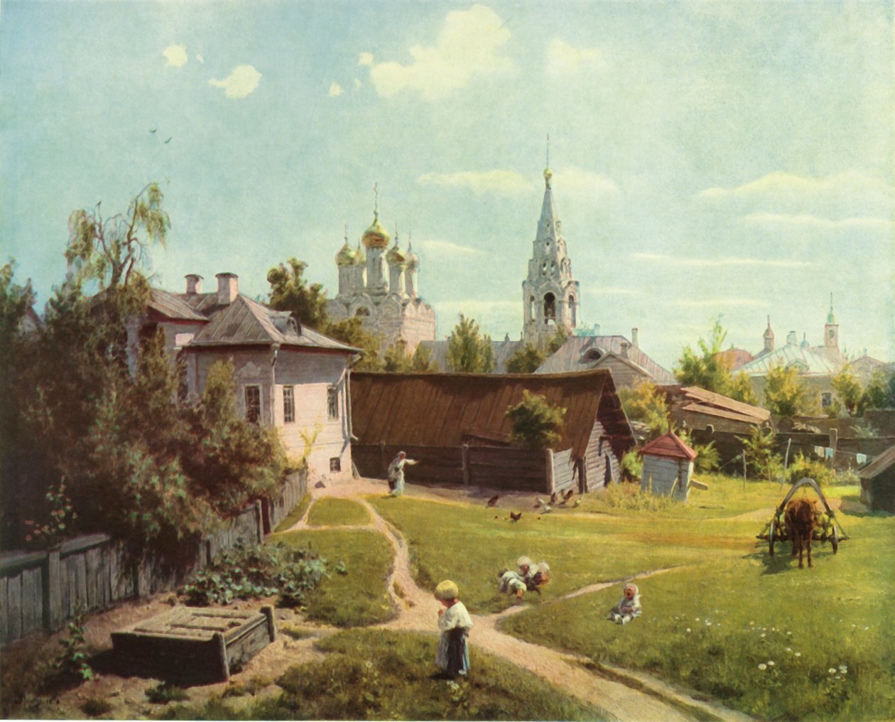 "Moskva Patio", 1878, 1965. od Vasilij Dmitrievic Polenov