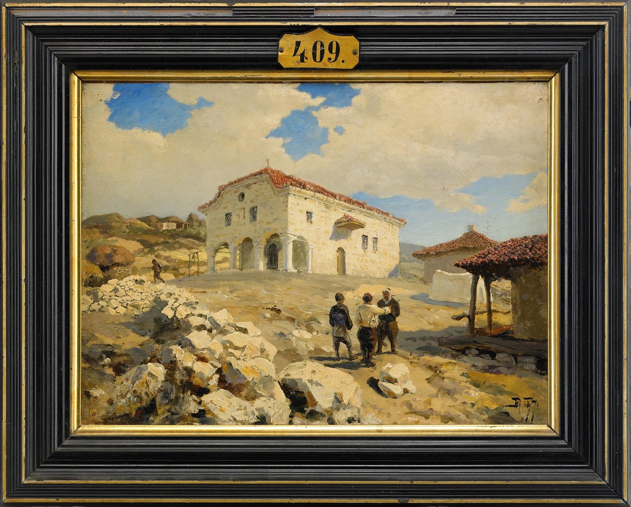 Kostel na Balkáně, 1877 od Vasilij Dmitrievich Polenov