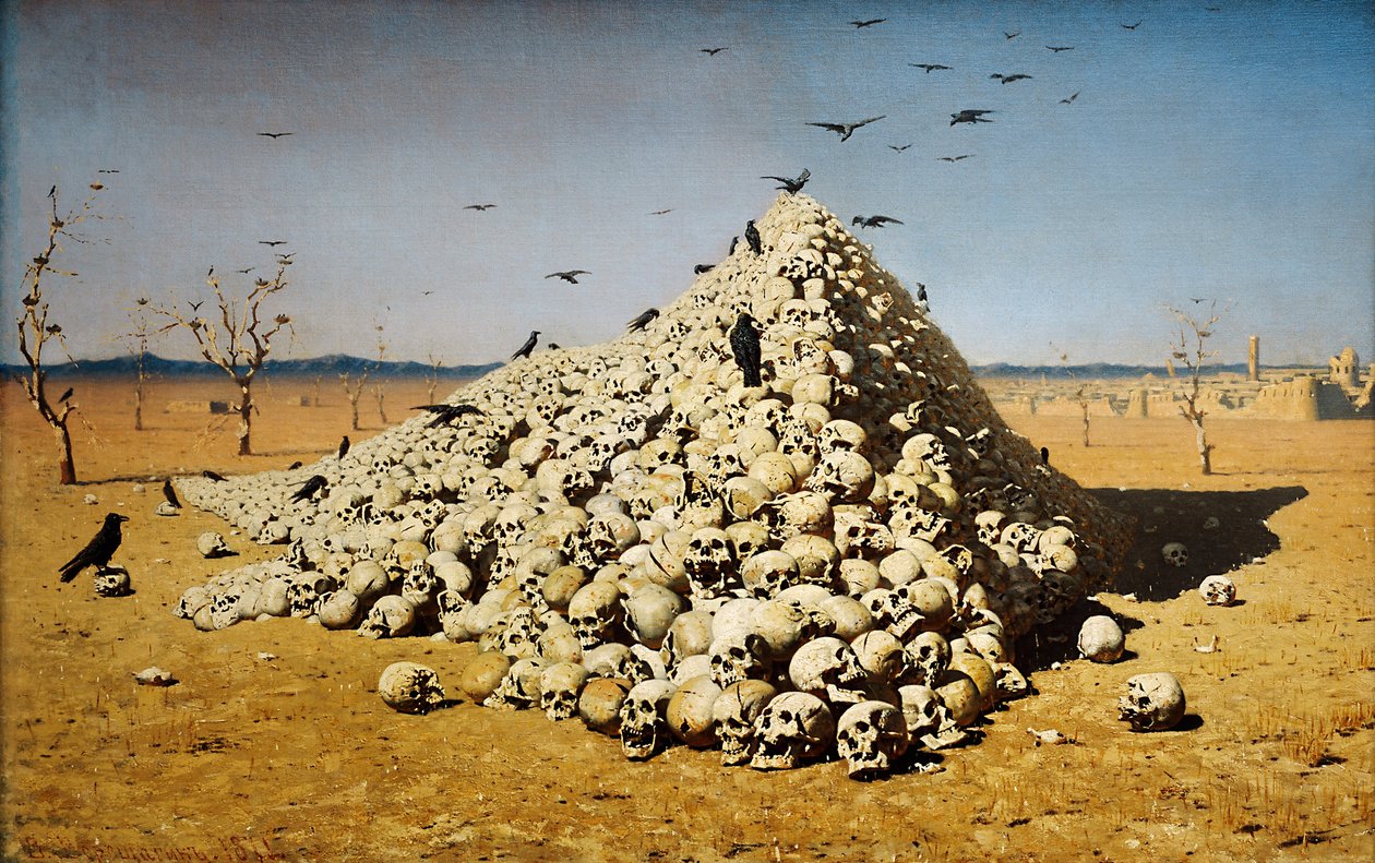 Apoteóza války od Vasili Vasilievich Vereshchagin