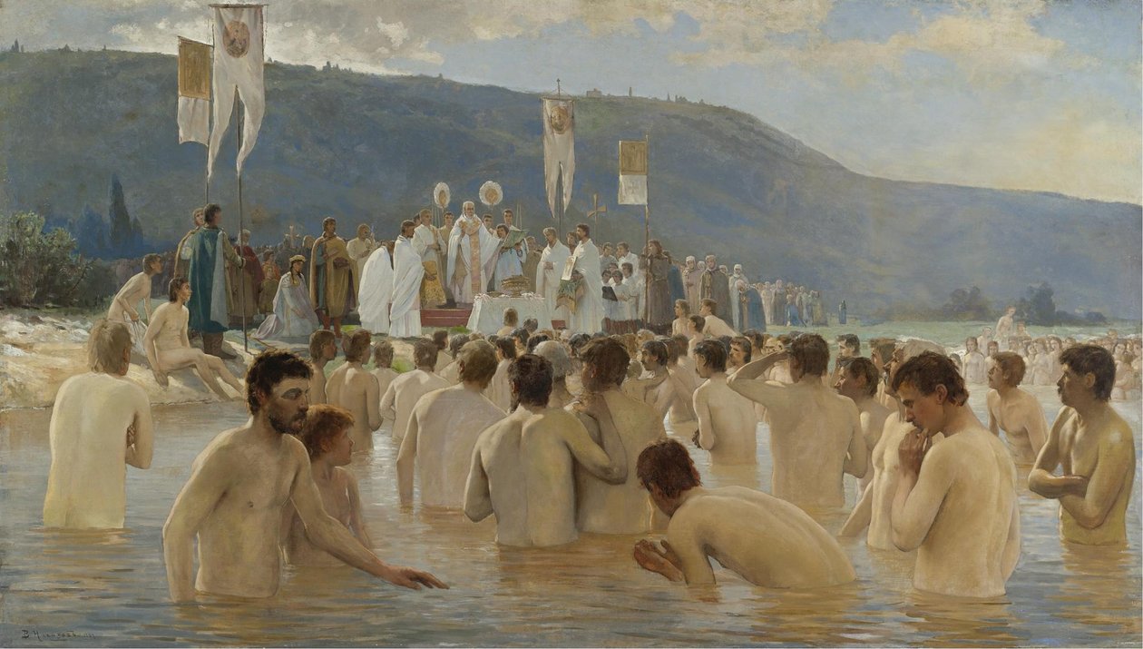 Křest Ruska, 1887 od Vasily Ivanovich Navozov
