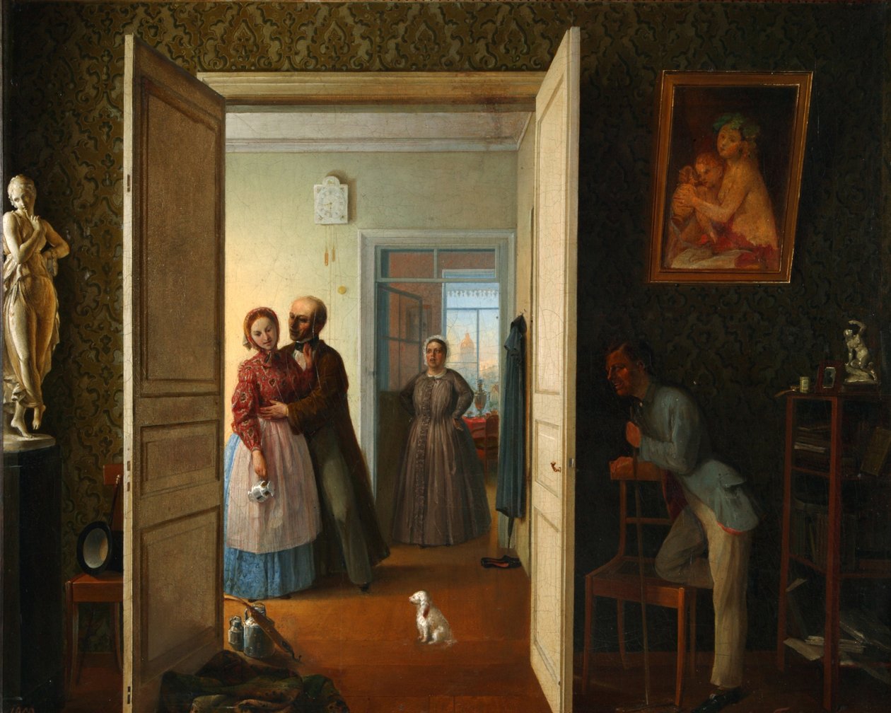 Neúspěšné Rendezvous, 1869 od Vasily Nikiforovich Bovin