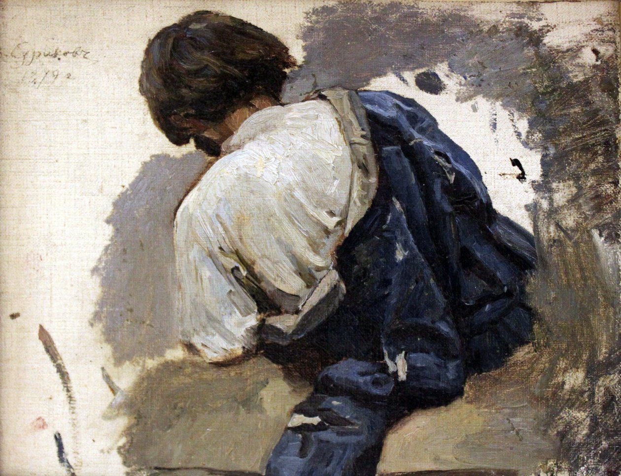 Streltsy v modrém kaftanu od Vasily Surikov