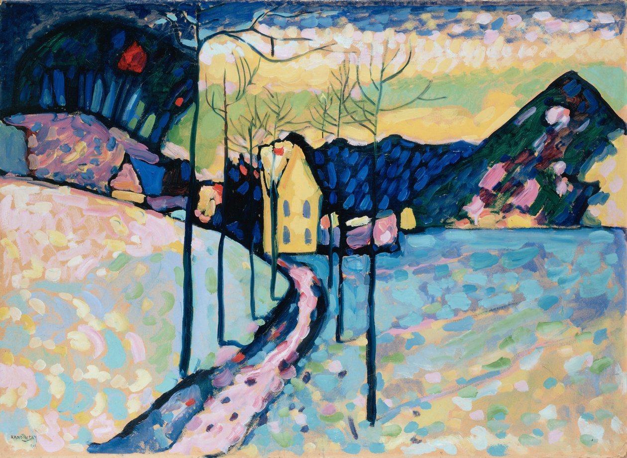 Zimní krajina, 1909. od Wassily Kandinsky