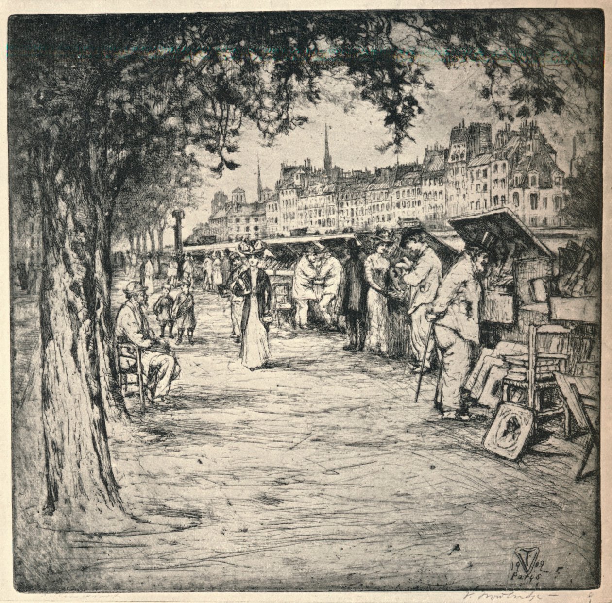 Podél nábřeží, 1915 od Vaughan Trowbridge
