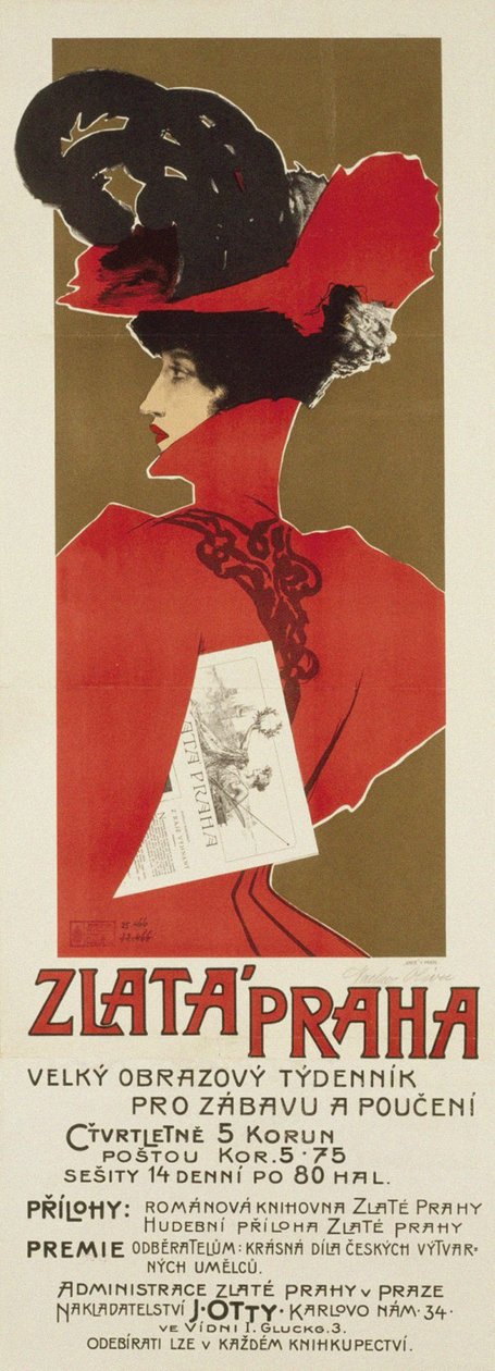 Zlata Praha, 1898 od Václav Oliva