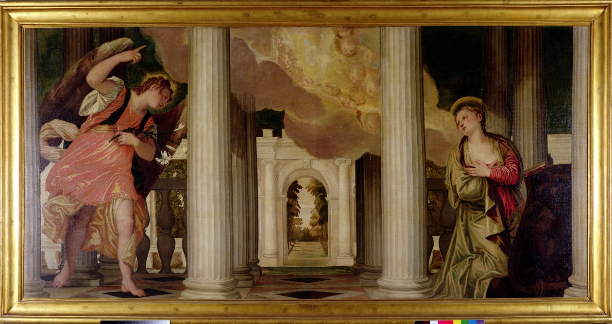 Zvěstování, kolem 1551-53 od Paolo Veronese